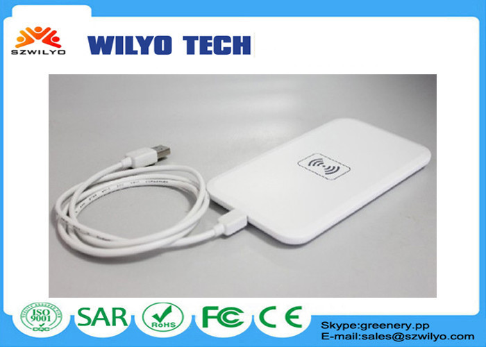 व्हाइट सेलुलर फोन सहायक उपकरण, मोबाइल फोन सहायक उपकरण मोजा सार्वभौमिक वायरलेस चार्जर में