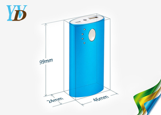 बैटरी बैकअप सफर पोर्टेबल 6000mAh मोबाइल ली आयन पावर बैंक ब्लू