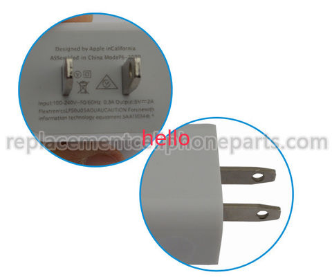 मोबाइल फोन के लिए अमेरिका / यूरोपीय संघ मिनी प्रकार प्लग USB एसी एप्पल iPhone शक्ति अनुकूलक
