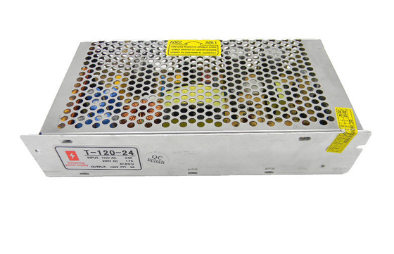 एलसीडी डिस्प्ले स्क्रीन के लिए 120 वाट स्विचन मोड विद्युत आपूर्ति डीसी 24V 5A