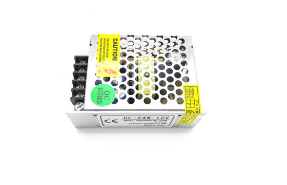 12V 2A 25W धातु मामलों सीसीटीवी कैमरा एकल आउटपुट वोल्टेज बिजली की आपूर्ति लगातार वर्तमान