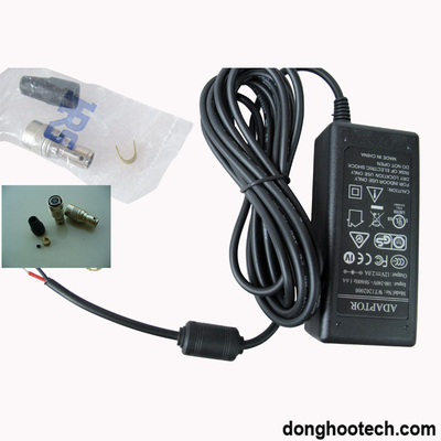 काले / ग्रे स्विचिंग कैमरा बिजली की आपूर्ति अडैप्टर 12V डीसी 6pin Hr10A-7p-6S (73)