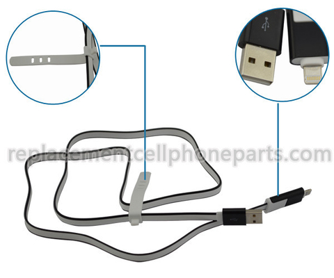 1 मीटर मूल सेल फोन यूएसबी डाटा केबल iPhone 5G, 5 एस, iPhone 6 चार्जर केबल के लिए