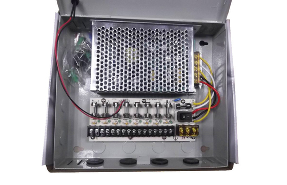 12 वी 5Amps सीसीटीवी बिजली की आपूर्ति बॉक्स 9 चैनल, सीसीटीवी कैमरा बिजली की आपूर्ति
