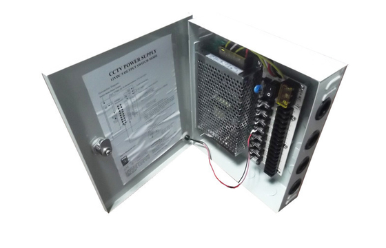12 वी 5Amps सीसीटीवी बिजली की आपूर्ति बॉक्स 9 चैनल, सीसीटीवी कैमरा बिजली की आपूर्ति