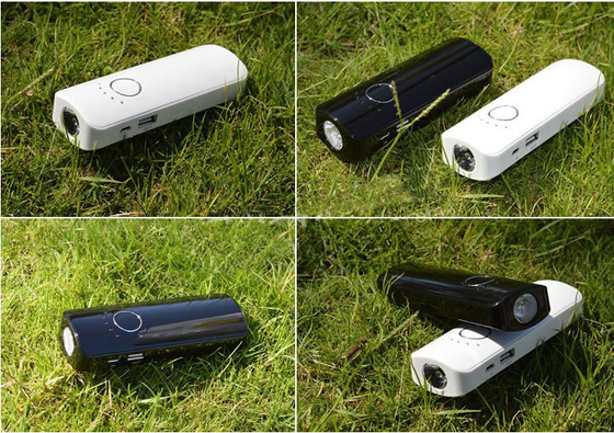 पोर्टेबल 5 वाल्ट मोबाइल पावर OEM के साथ आपूर्ति काले 5200mAh