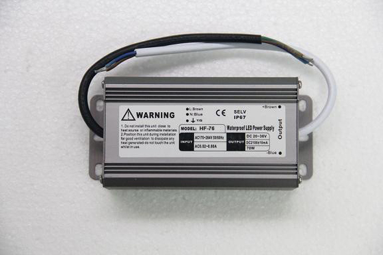 एलईडी लैंप 2100mA निरंतर वर्तमान एलईडी बिजली की आपूर्ति 220V EN55015, आउटडोर एलईडी बिजली की आपूर्ति