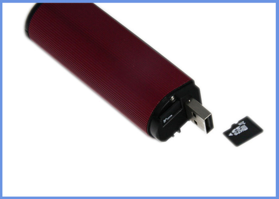 मिनी पोर्टेबल यूएसबी पावर पैक 2200mAh में निर्मित माइक्रो यूएसबी केबल, 18650 बैटरी