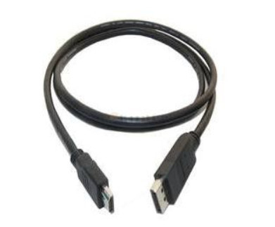 DisplayPort 1.1 यूएसबी डाटा ट्रांसफर केबल HDMI 1.3b काले पीवीसी Premold