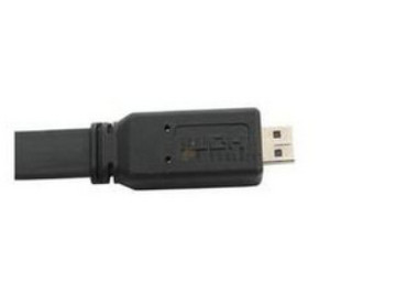 हाई स्पीड यूएसबी हस्तांतरण केबल काले HDMI HDMI के उच्च संकल्प के साथ