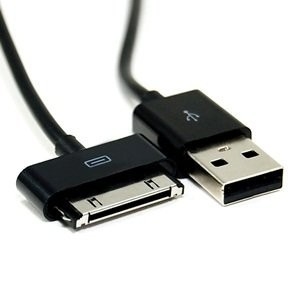 एप्पल iPhone 4 4S 3GS आइपॉड iPad अतिरिक्त लंबे काले 6ft यूएसबी डाटा सिंक केबल