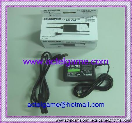PSP1000 एसी बिजली अनुकूलक एसी चार्जर PSP खेल गौण