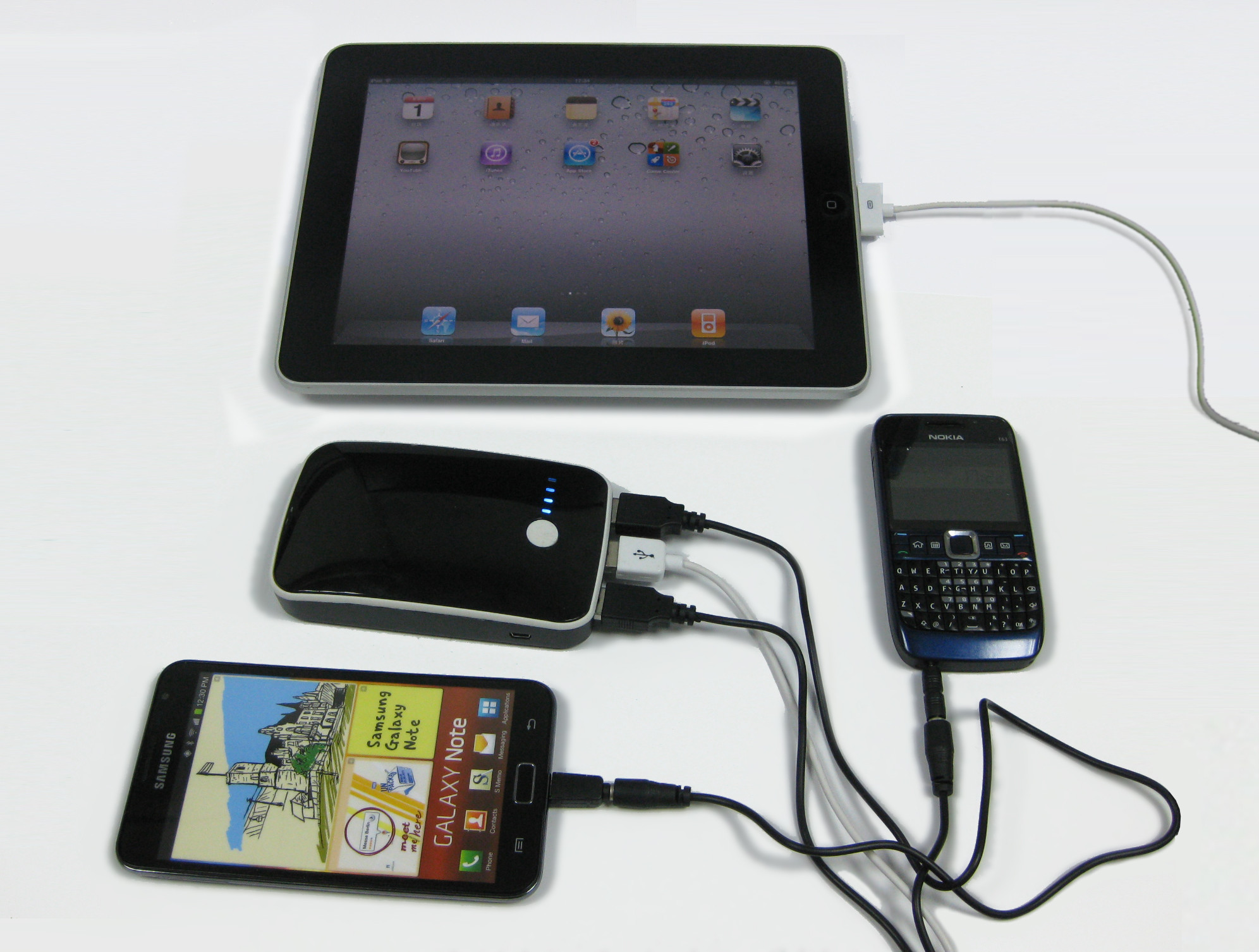 बड़ी क्षमता 1500mAh पोर्टेबल बैटरी पावर iPhone4, Ipod2 के लिए पैक